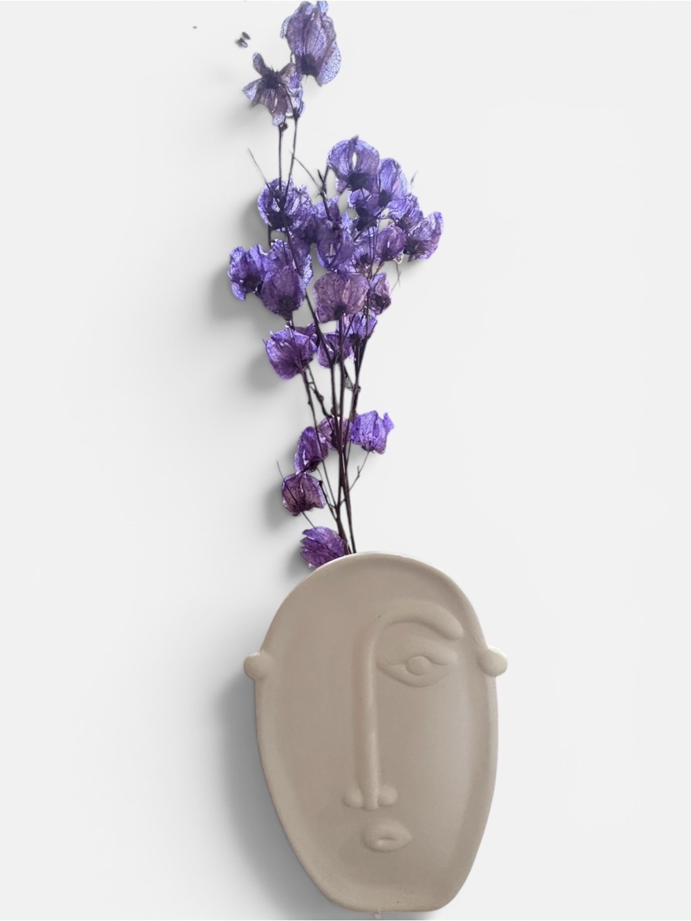 Tall Face Ceramic Pot - Picture 2 of 3